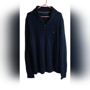 Tommy Hilfiger Men's Navy Blue Knit Sweater Size XXL.